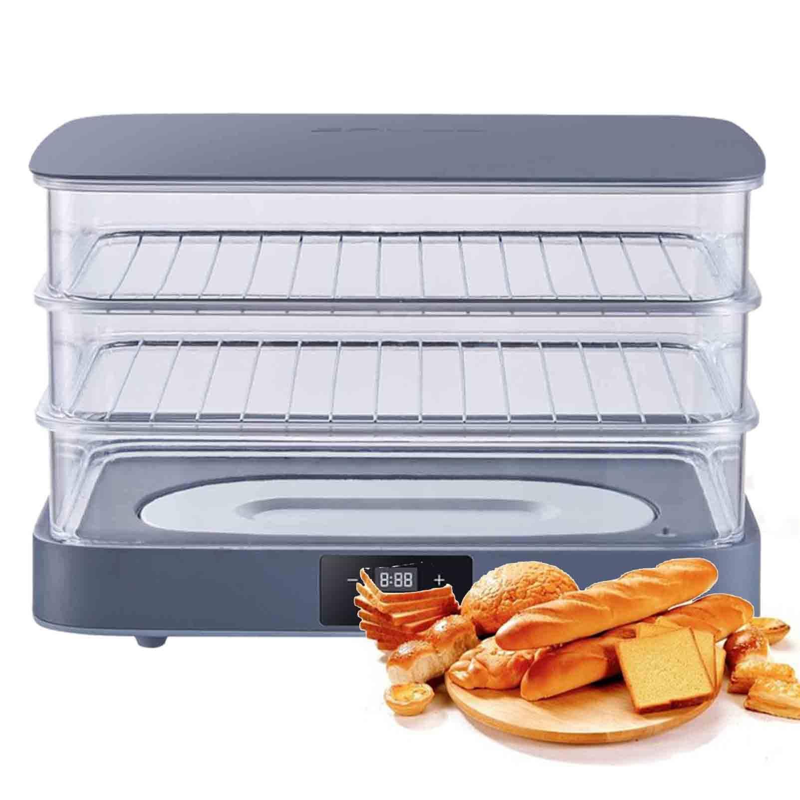 40L Boîte de Fermentation du Pain, Machine à Lever la Pâte à Pain Électrique Amovible avec Température et Minuterie Réglables, Contrôle Automatique de l'Humidité