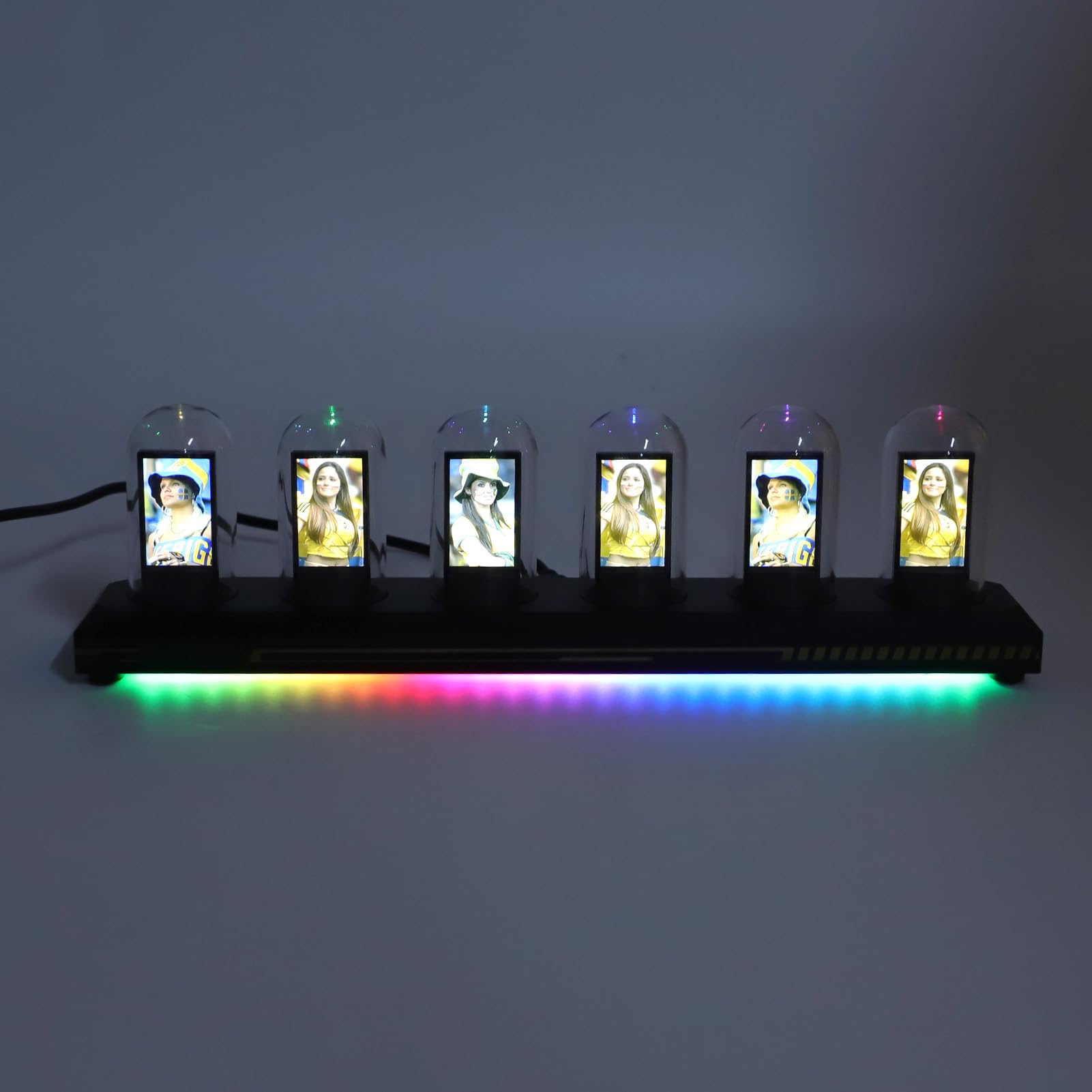 Zegar Rurowy RGB z 1,14-calowym Kolorowym Ekranem IPS