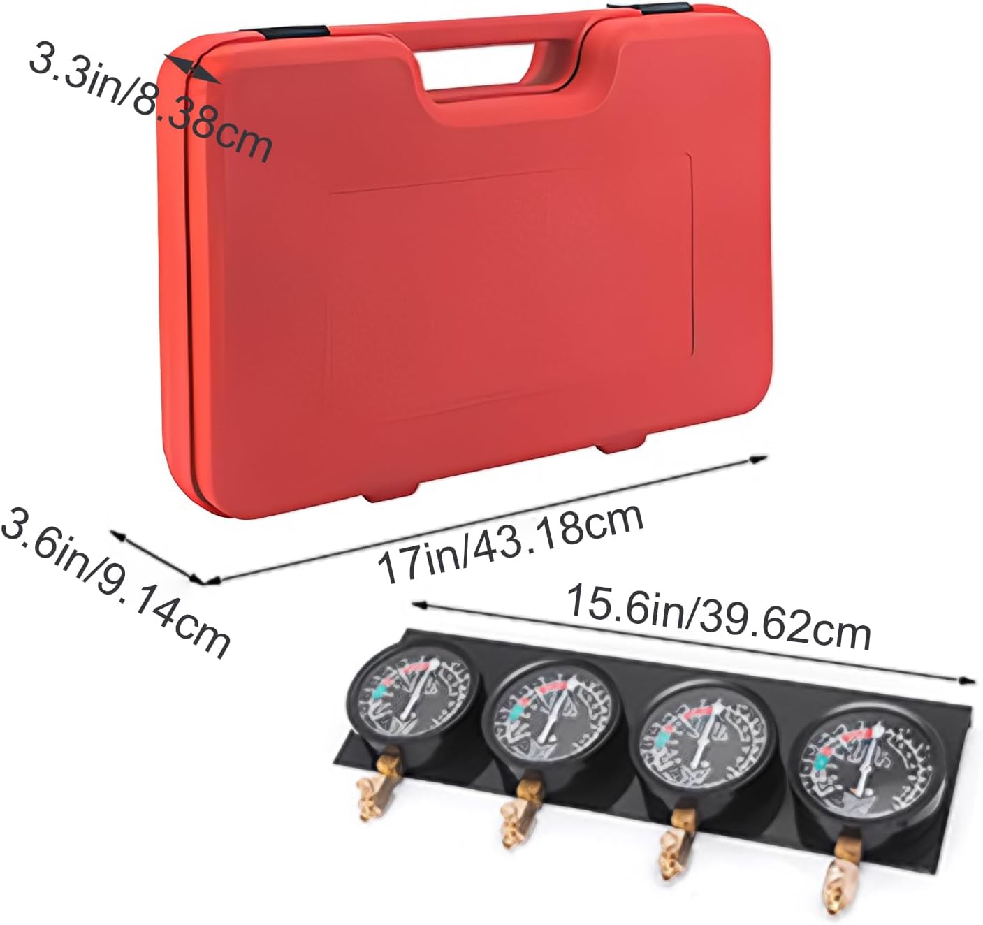 Vacuum Gauge Carburetor,Carburetor Repair Tool Kit | Carb Synchronizer Adjustment Kit,for Highway Commuting Garage Outdoor Workshop Touring Road