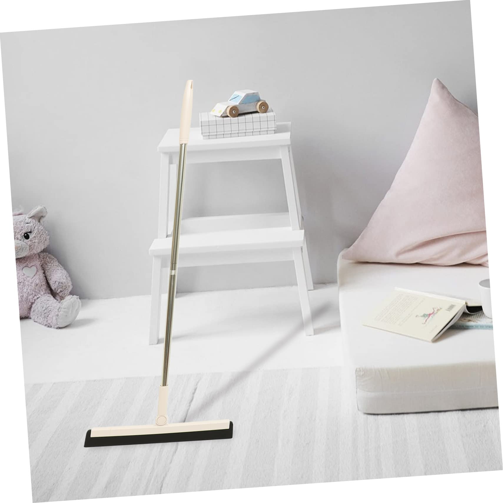 MAGICLULU Heavy Duty Floor Squeegee Cleaner Tool with Ergonomic Handle for Bathroom Kitchen And Balcony Cleaning Portable And Easy to Use Household Floor Scrubber