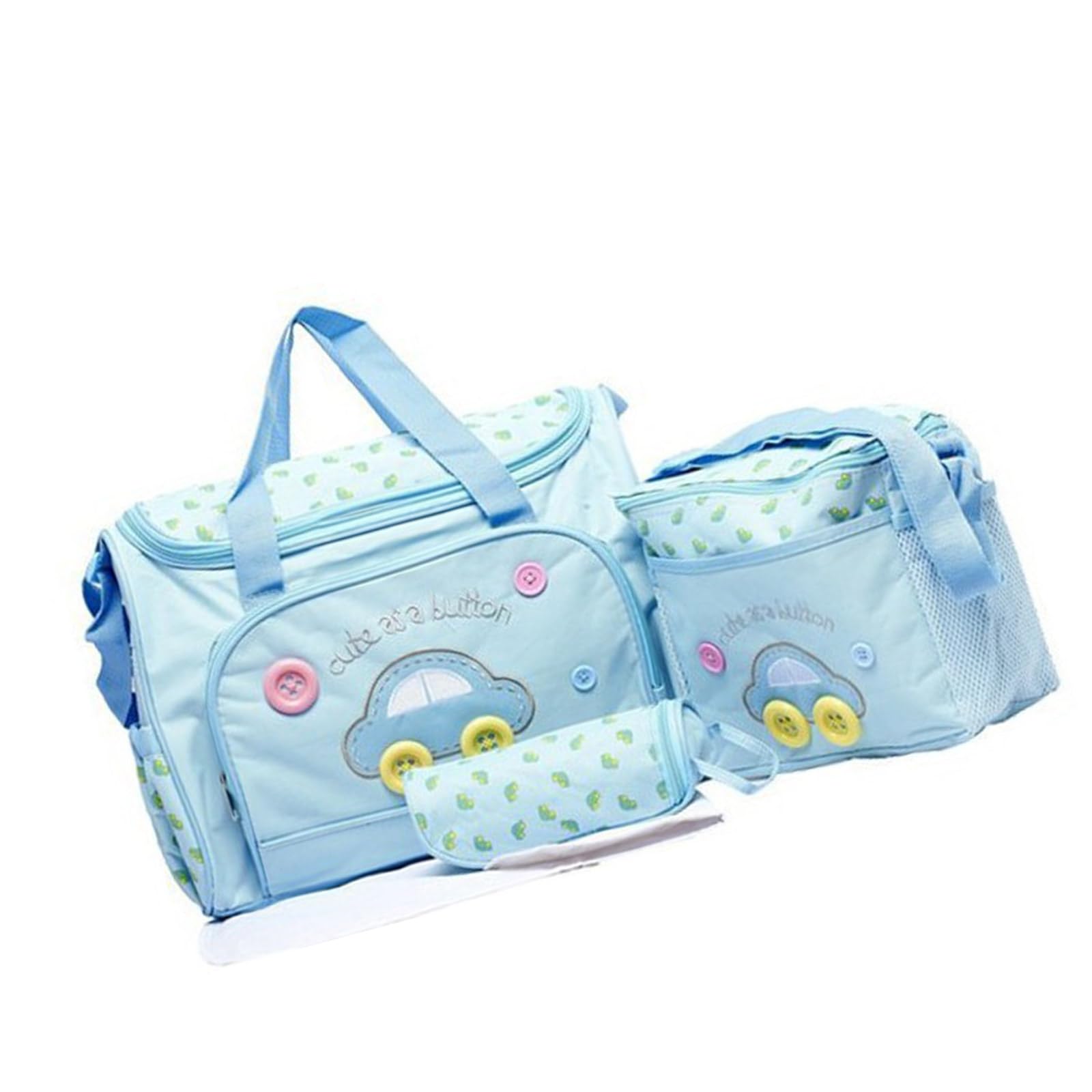 ZWWAAZHF 4Pcs Multifunctional Baby Changing Bag Set Spacious and Practical Baby Changing Bag Set for Modern Parenting Needs Large Capacity Mom