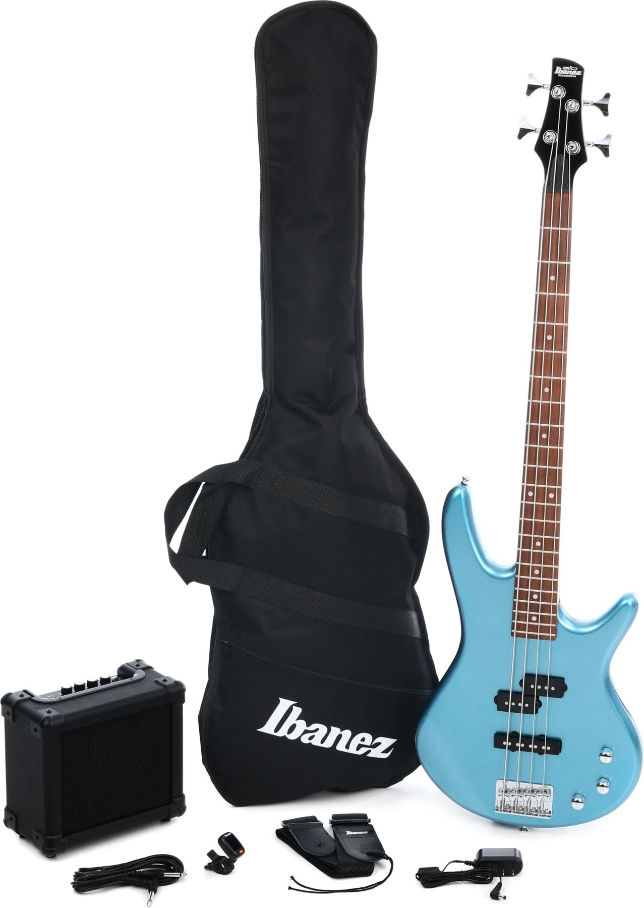 Ibanez ウォーターボトル Amazon.com: Ibanez IJSR190N Jumpstart Bass Metallic Light Blue w