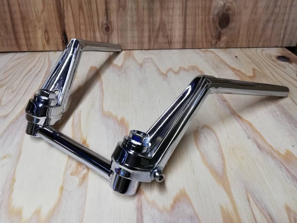 VFタイプ ハンドル メッキ+35π変換キット/汎用35パイ 旧車ハン