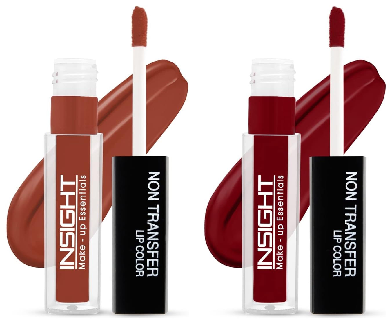 insight non transfer matte lip color, 4ml (03 divine wine) & lip color, 4ml (11 coffee command)