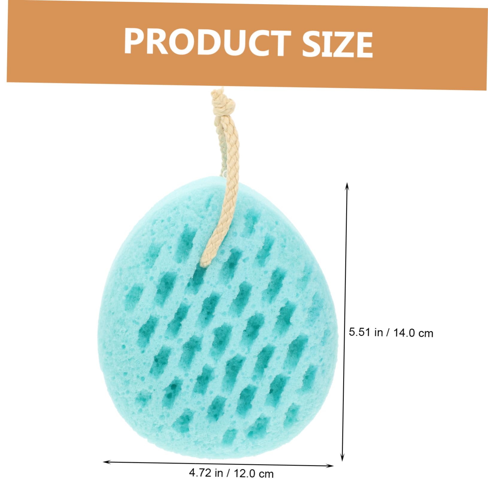 Healeved 4piezas Esponja De Para Exfoliación Corporal Esponja De Baño Estímulo Para Limpieza Diaria y Cuidado Piel Frutal