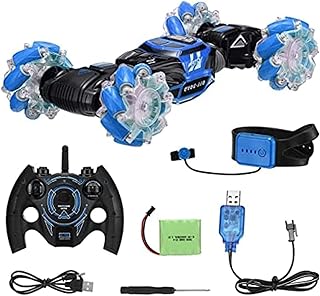 لعبة سيارة بريموت كنترول كبير وساعة للتحكم عن بعد باللغة العربية - قابلة لاعادة الشحن، خامات متعددة