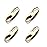 Zpsolution Zipper Clips Anti Theft - Securing Pulls Closed - Zipper Locks Anti Theft (4 Gold)