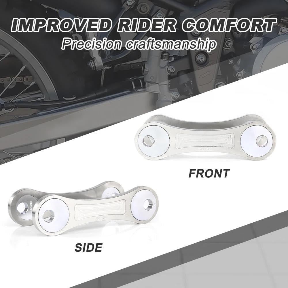 Tieferlegungssatz Für TR&IU&MP&H für Tiger für Explorer XCA 2012-2016 Motorrad einstellbare Hinterradaufhängung Tieferlegungsverbindungen Kit(Black)