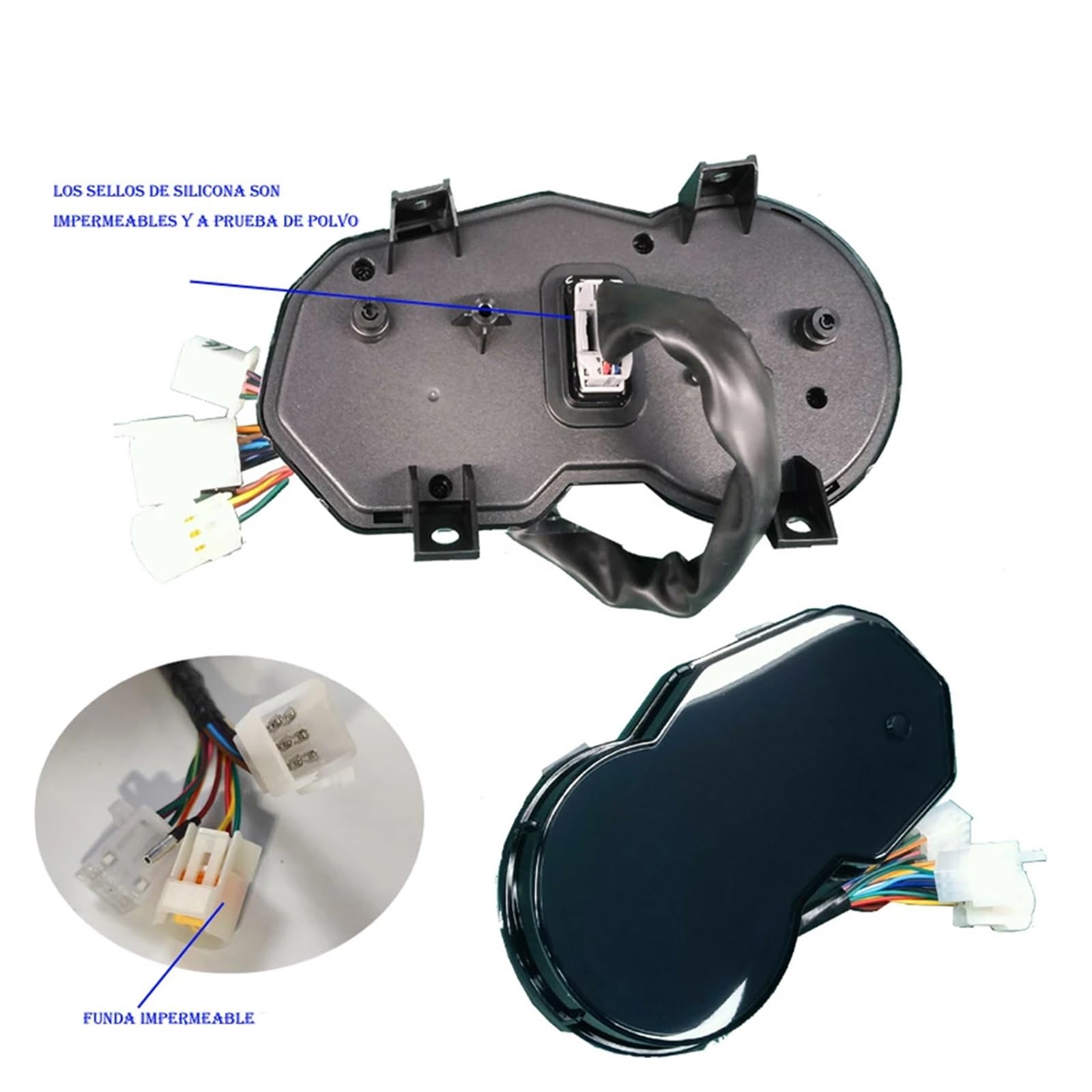 Contachilometri Digitale Per Moto, Impermeabile, Universale, Elettronico, Con Display Contagiri Per Italika 150z Indicatore