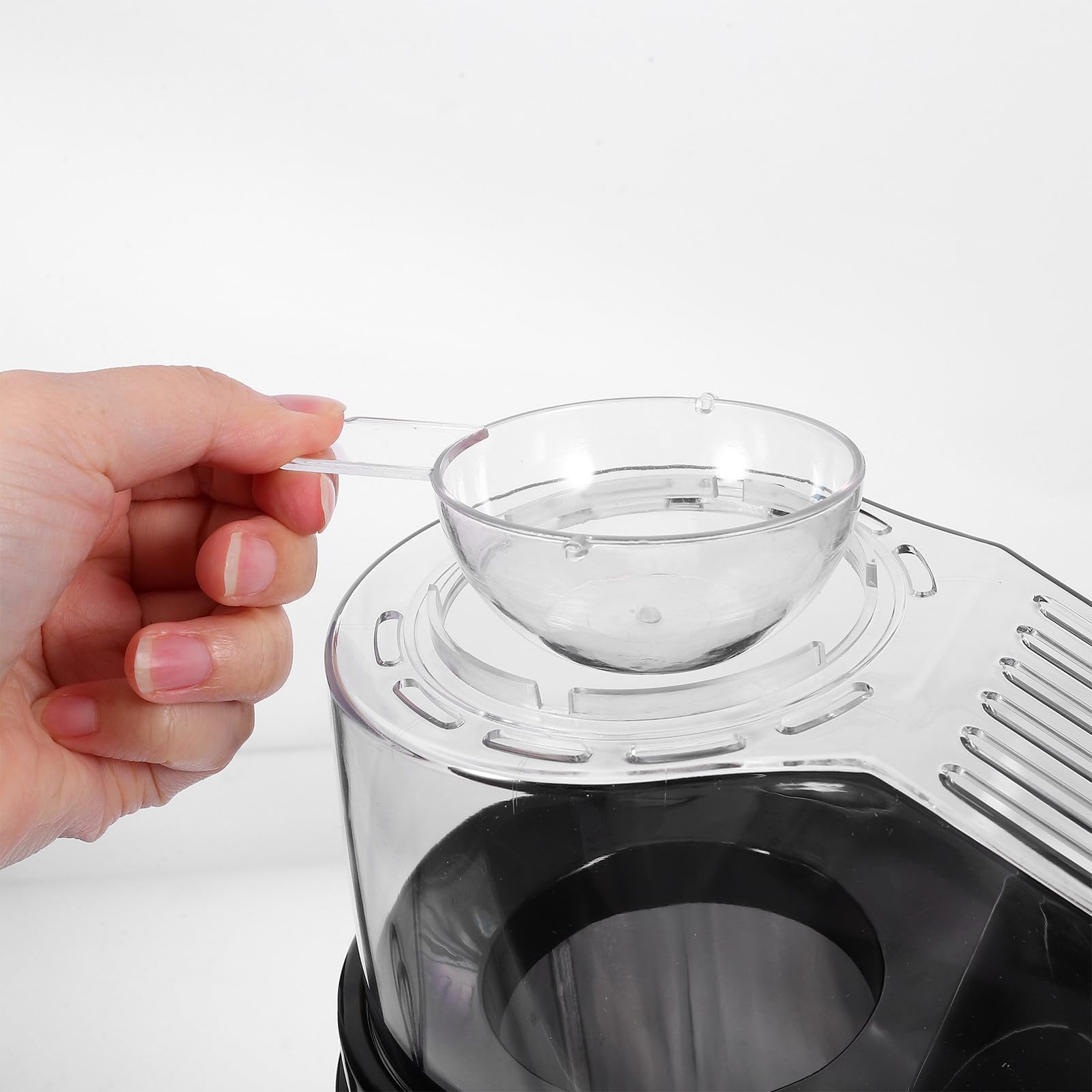 Máquina Eléctrica de Aire Caliente para Palomitas, Mini Negra