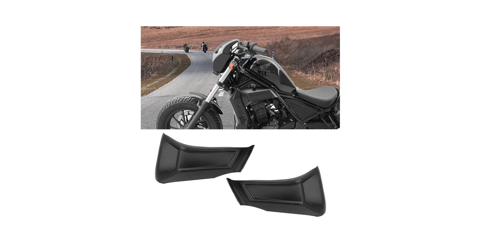 【期間限定値下げ】レブル250サイドエンジンカバー ホンダ レブル250/500エンジンサイドカバー / MotolordD Engine
