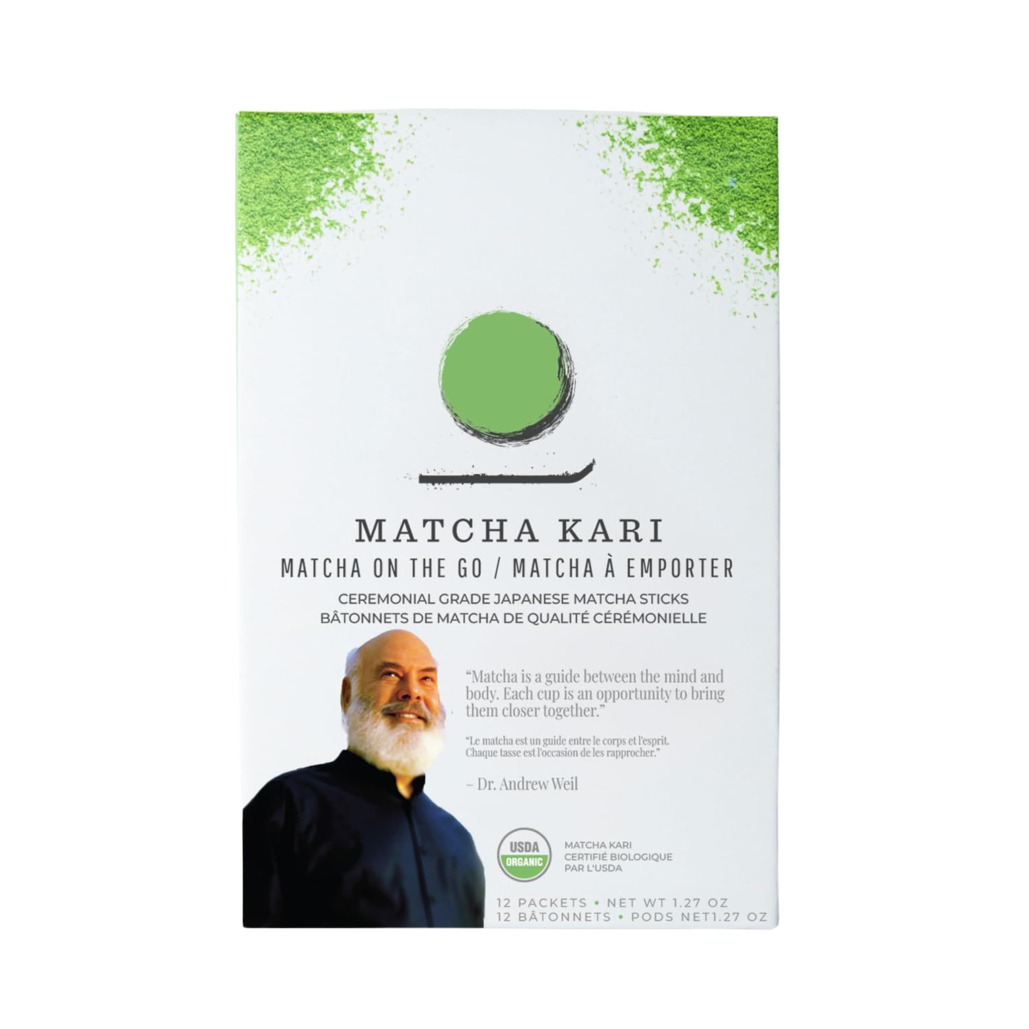 Amazon.com: Matcha Green Tea Powder Single Serving Sticks, Dr