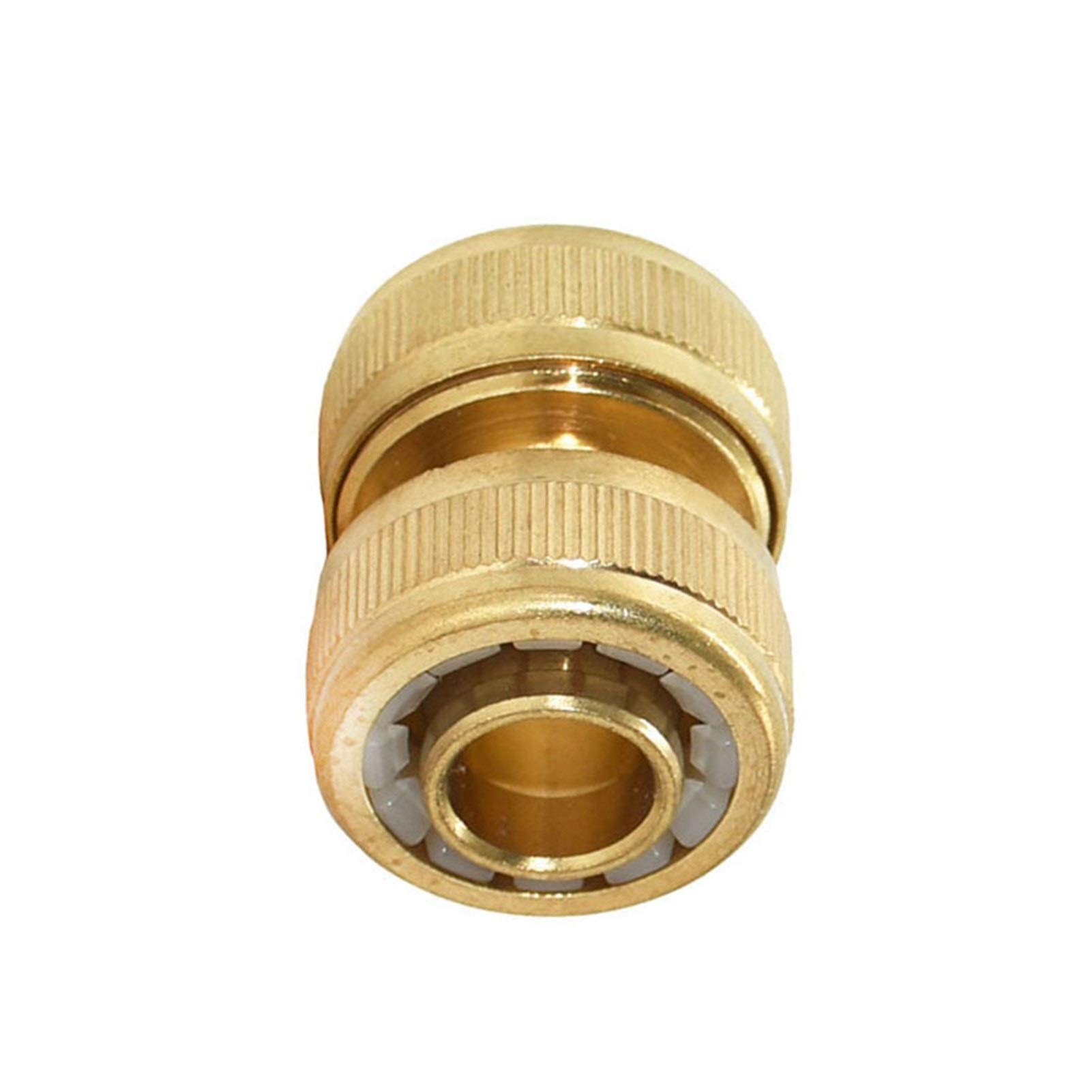 Raccordi per Tubi da Giardino Ottone 16 Millimetri 20 Tubo Flessibile di Giardino Tubo Riparazione congiunto innesto rapido 1/2" 3/4" 6pcs Rame Irrigazione getti d'Acqua (Color : 3I4)