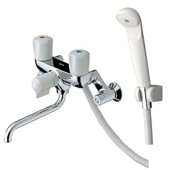 TOTO 　浴室用水栓 2ハンドル混合栓　 TMS25C　シャワー　水栓 TOTO 【TMS25C】TOTO 壁付2ハンドル混合水栓（一時止水なし