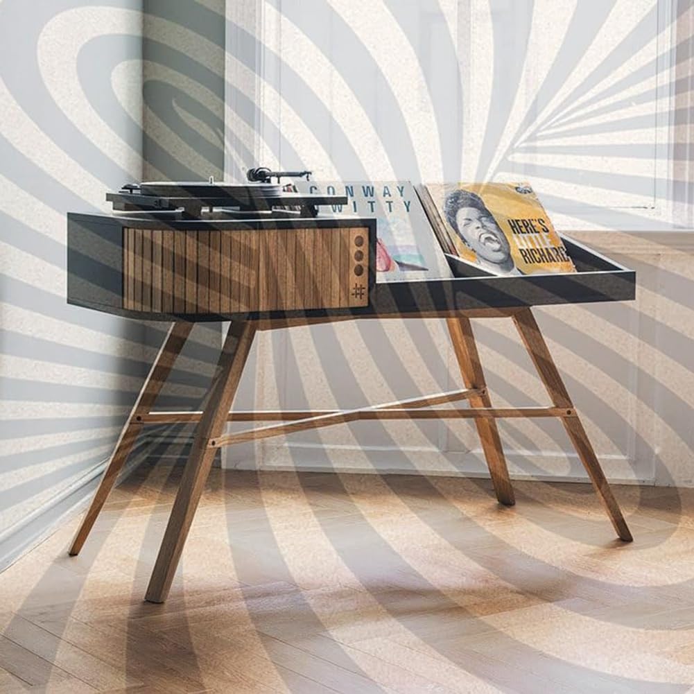 Alfombrilla AcríLica para Tocadiscos 300 mm X 3 mm para Tocadiscos FonóGrafo,Alfombrilla AntiestáTica Vinilo para LP, Almohadilla de GrabacióN para Reproductor de Discos,
