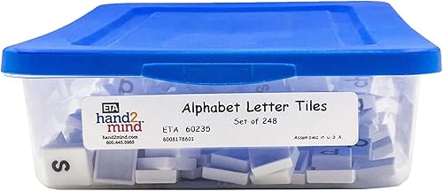 Miniatura 3 de hand2mind Azulejos de letras del alfabeto en minúsculas de plástico, letras de plástico para niños, manipuladores fonéticos, ciencia de la lectura