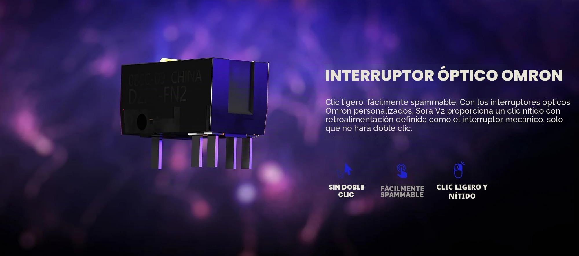 Ninjutso Sora V2 8K - Ratón inalámbrico para juegos (39 g) - Sensor AIMNINJA, 26000 DPI, receptor SnappyFire 8K incluido, policarbonato, blanco