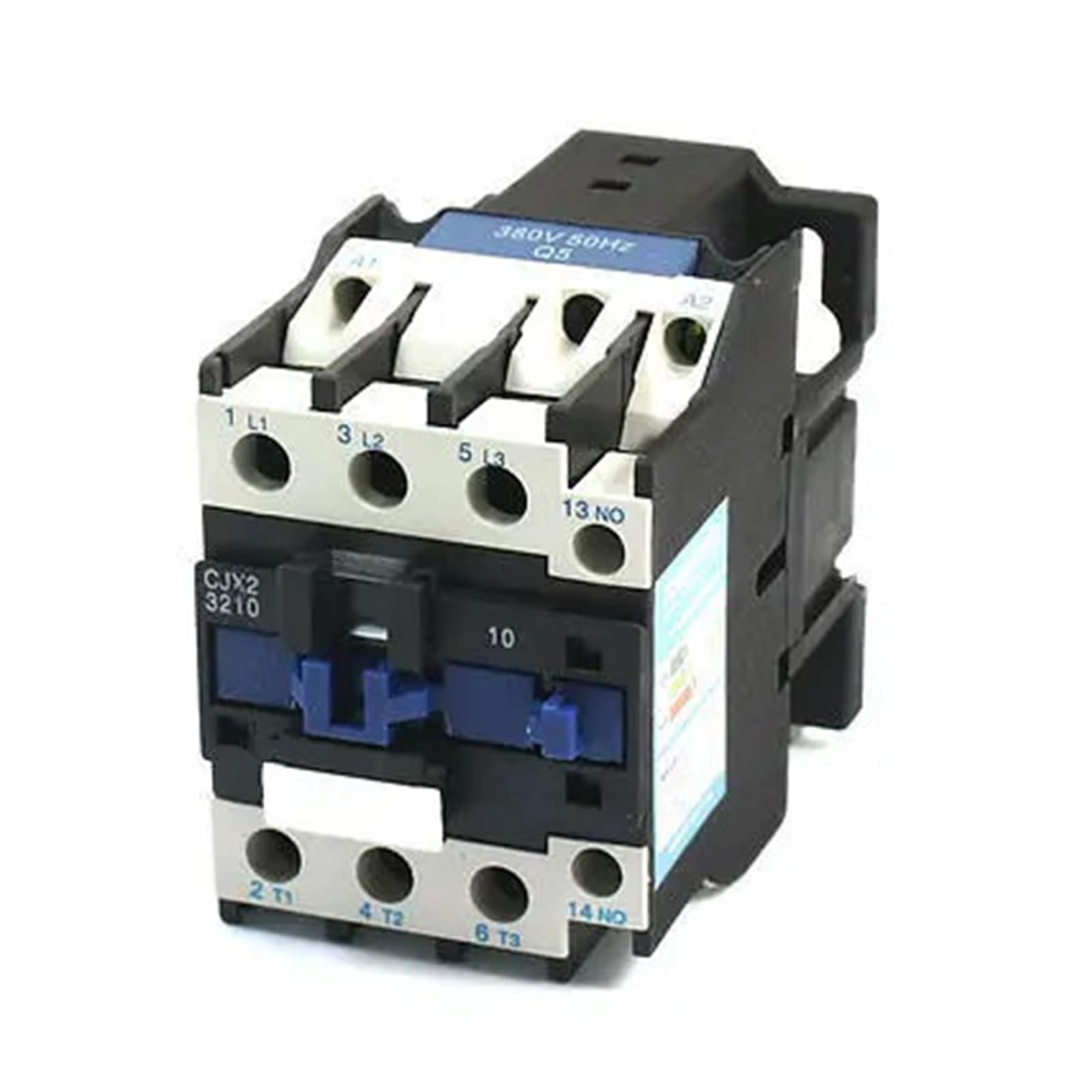 JJHQOKYNA CJX2-3210 35mm Rail Mounted 3 Pole AC contactor 380V Coil 50A