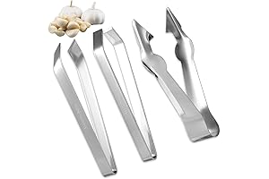 3Pcs Garlic Peeling Tongs with Fruit, Vegetable Remover