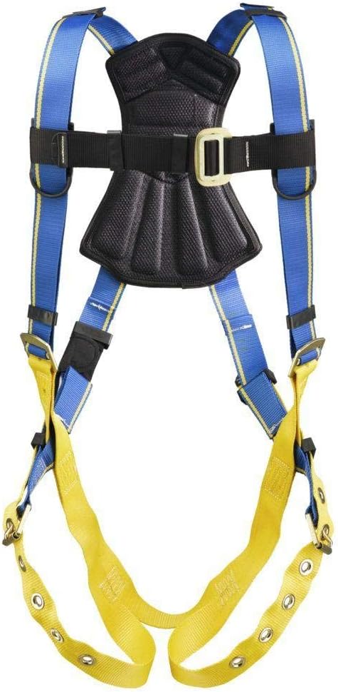 Werner H212002 Blue Armor 1000 Standard (1 D Ring) Harness Tongue Buckle Legs (M/L), 1per Pack