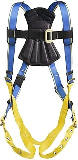 Werner H212002 Blue Armor 1000 Standard (1 D Ring) Harness Tongue Buckle Legs (M/L), 1per Pack