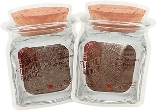 Blue Skies Plus Smoked Medium Hot Jalapeno Pepper Powder Bourbon Oak Barrel Wood 1.5 oz Pkg, Smoky flavorful seasoning, unique & Sophisticated flavor