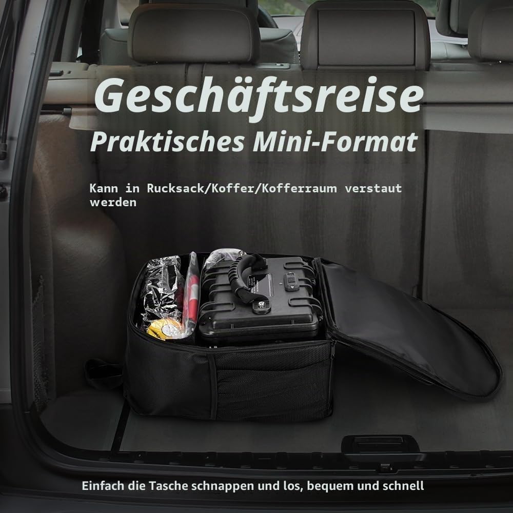 GOYOJO Tragbares Unterwasserventilatorsystem, 52 l/min, 50-70 min Atmung, wasserdichter Luftkompressor, von Fluggesellschaften zugelassen