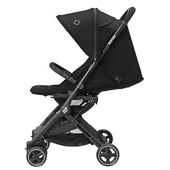 Maxi-Cosi Eva3 Stroller, 0-4 Years, 0-22 Kg, Baby Stroller, Lightweight & Compact, Flat Reclining Position, 3 Positions, Automatic One-Hand Folding Handle, Carry Strap, Select Grey