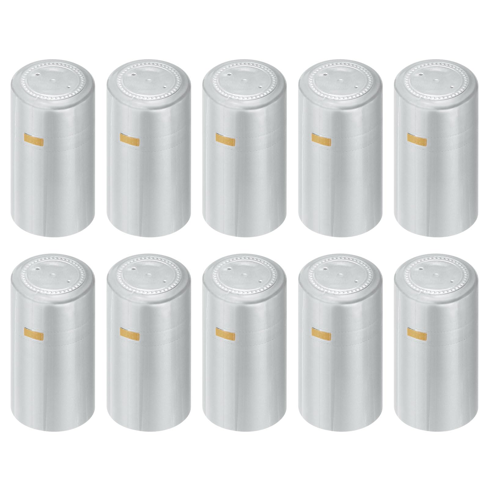 Bouchons thermorétractables en PVC argenté uxcell, l'élégance du surbouchage de vin 30 mm