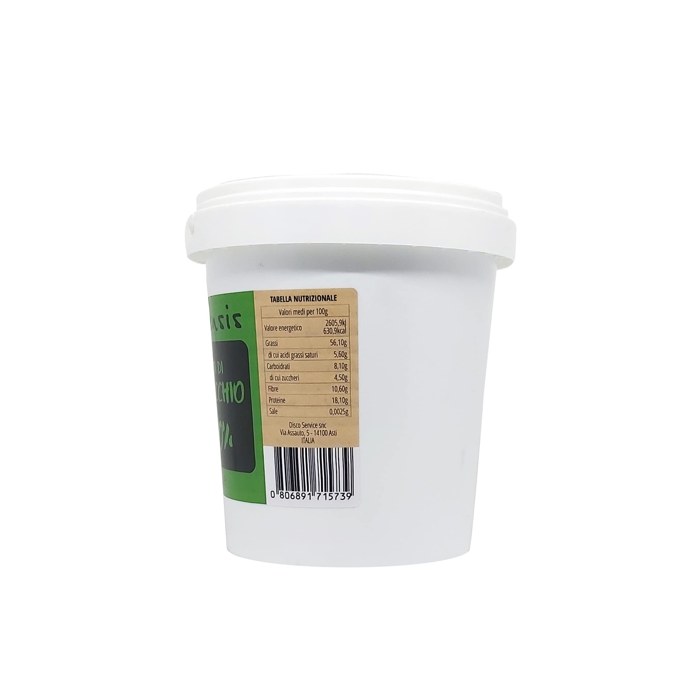 Astensis Pasta 100% di Pistacchio 1000g - Crema di Pistacchio Ottenuta per Raffinazione a Pietra di Pistacchi Scelti, Senza l'Aggiunta di Prodotti Estranei ai Pistacchi Stessi - 1 Kg