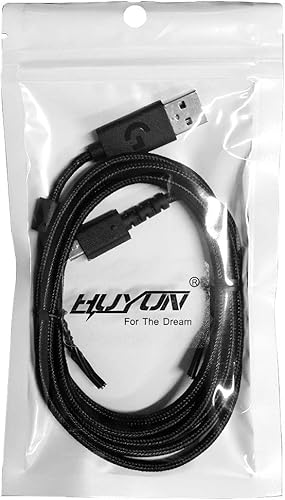 Miniatura 8 de HUYUN Cable de carga USB de 5.9 ft de repuesto para auriculares Logit G533 G633 G933 y ratón G502 Hero Lightspeed