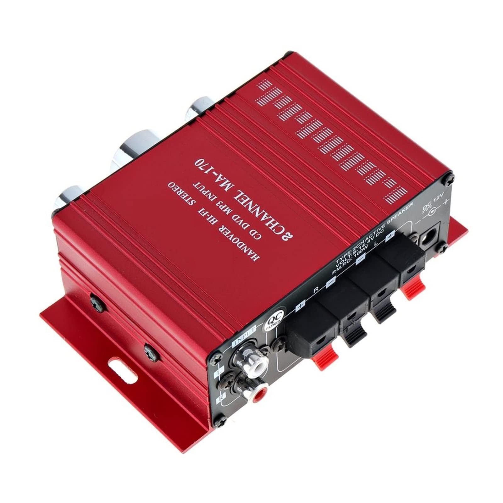 Wzmacniacz audio stereo Wzmacniacz radia samochodowego Mini 2CH kanał Hi-Fi wzmacniacz stereo wzmacniacz DVD CD MP3 wejście do samochodu motocykl pojazd domowy