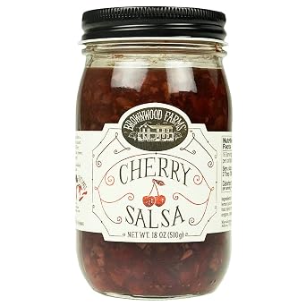 Brownwood Farms Fruit Salsa, Sweet & Fruity, Cherry, 18oz