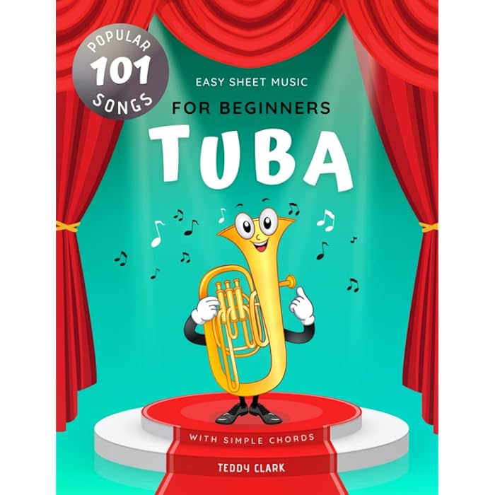 Buy Tuba Easy Sheet Music for Beginners I 101 Popular Songs with Simple