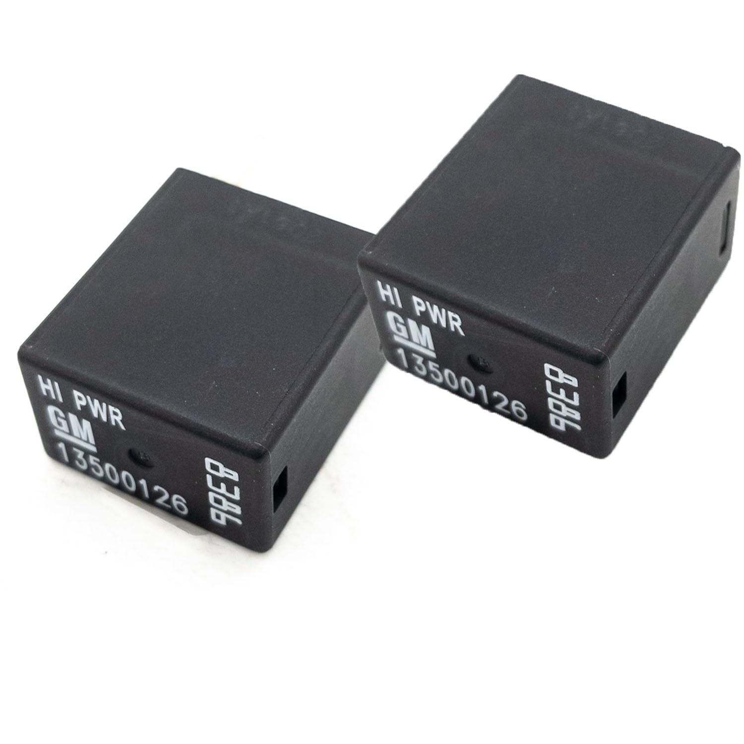 2X 13500126 Relay, OEM GM 5-Terminal Multi-Purpose Relay for Engine Cooling Fan Motor, Compatible for Cadillac, Chevrolet, GMC, Buick Vehicles