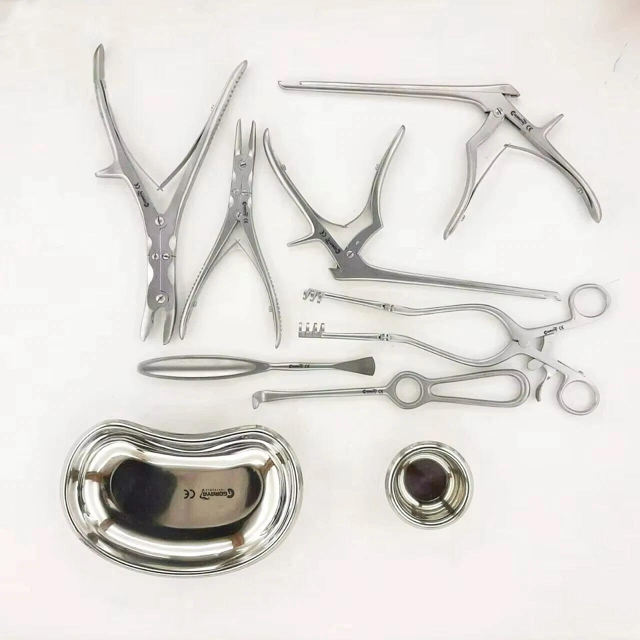 Surgical Orthopedic Instruments Set for Neuro Spinal Surgery, 10 Pieces