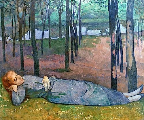 Tableau Madeleine au Bois Damour par Emile Bernard poster art decoration chambre 60x90cm