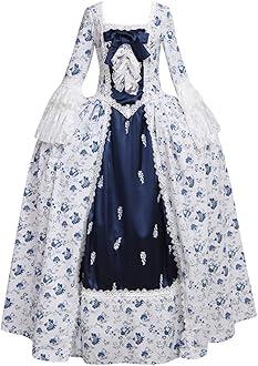 1791's ladyWomen's Victorian Rococo Dress Inspiration Maiden Costume
