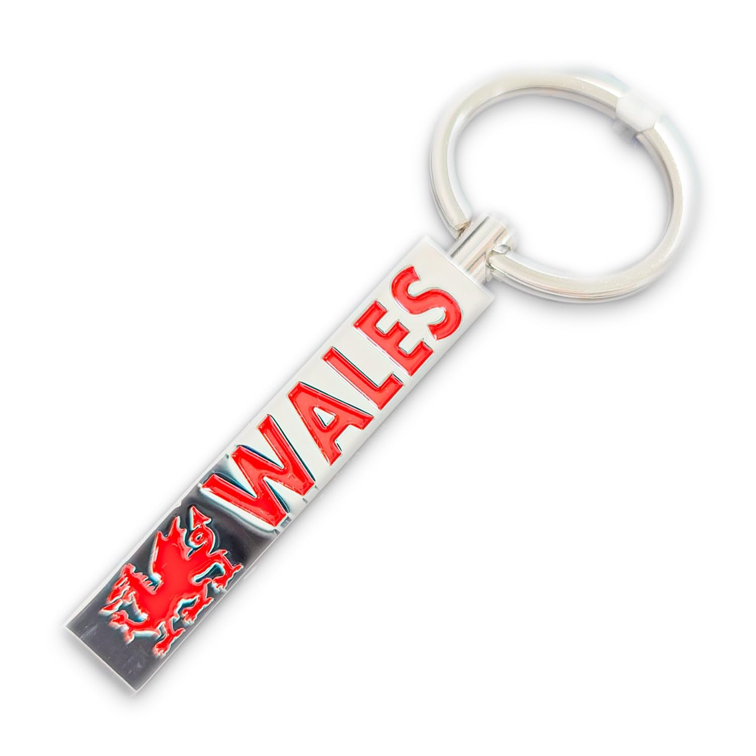 Manav Welsh Souvenir Keyrings Wales Charm Bottle Opener Round Glitter Keyring Dragon Daffodil Rugby Sheep Cymru Flag (Wales Dragon Mini Bottle Opener Keyring