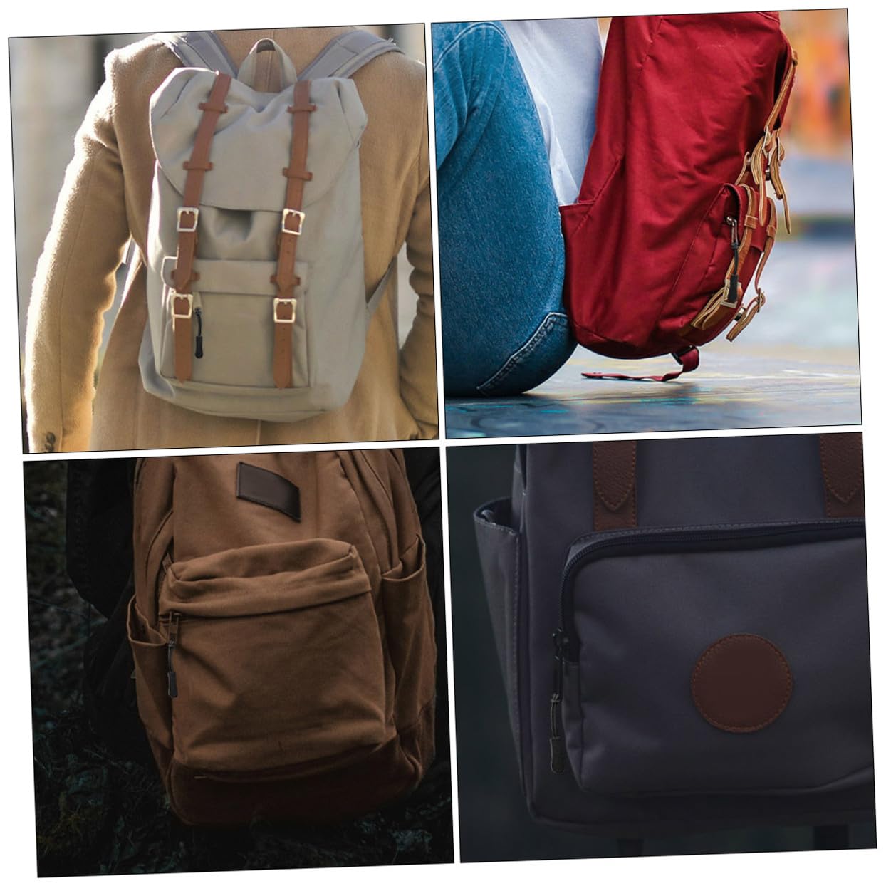 Kit de Reparación de Cremalleras de Nylon u 183 Piezas para Mochila
