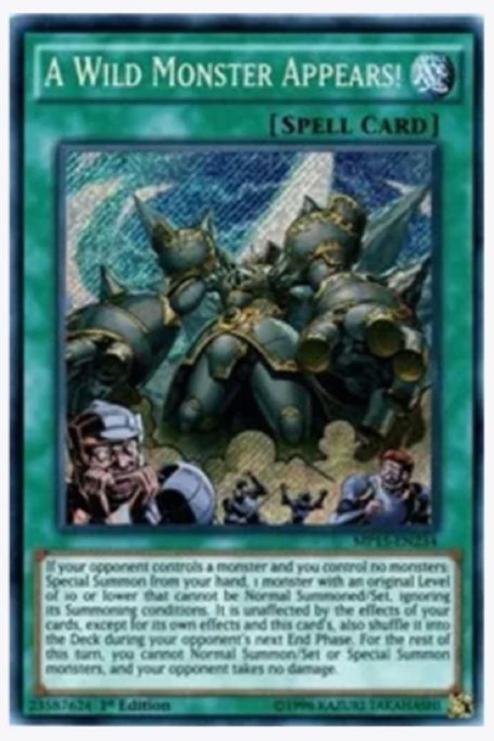 Yu-Gi-Oh - Un monstre sauvage apparaît ! MP15-EN234 1ère édition Secret Rare - Mega Pack 2015