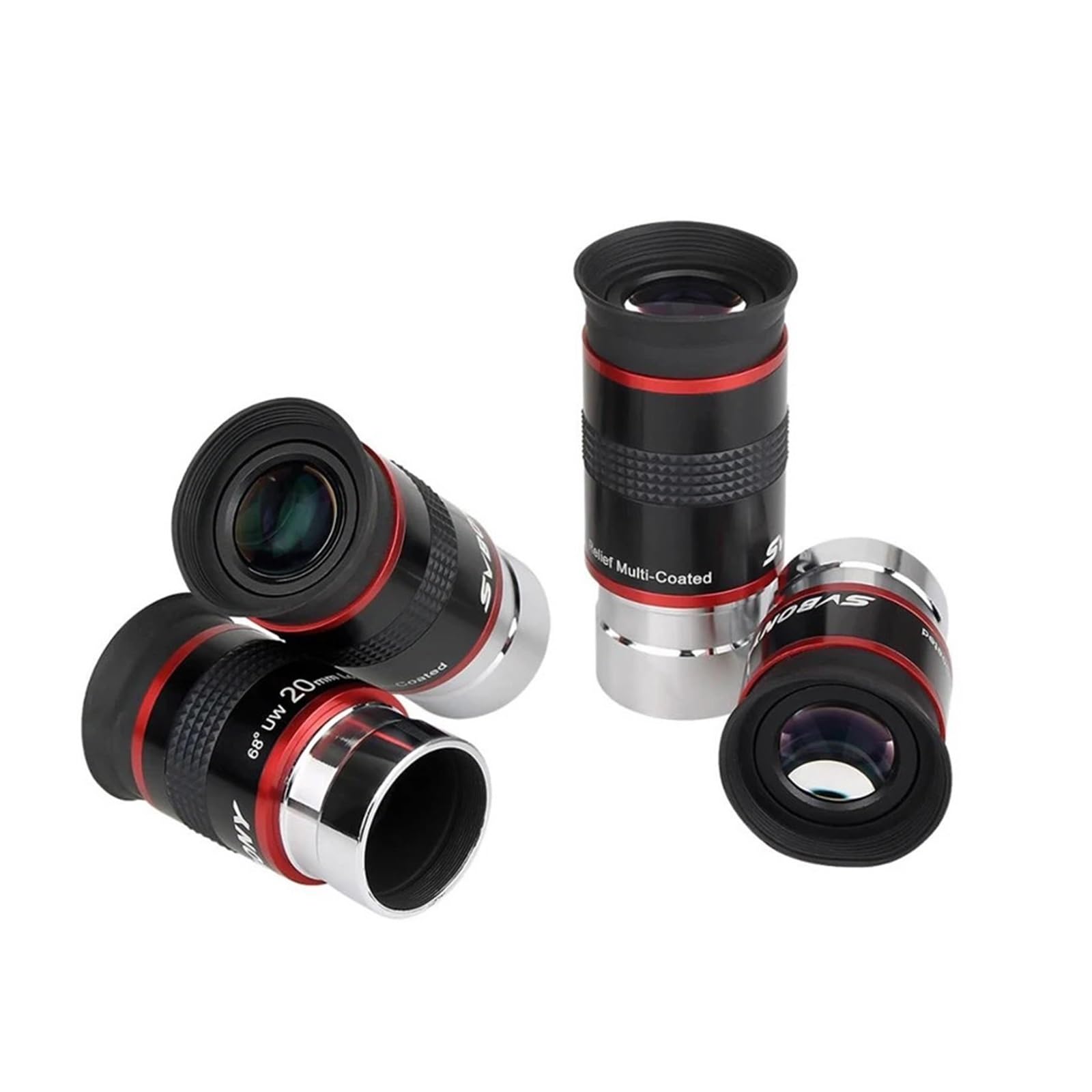 wangzhch 68° Ultra Wide Angle 6mm/ 9mm /15m /20mm Telescope Eyepiece for Astronomical Telescope(15mm)
