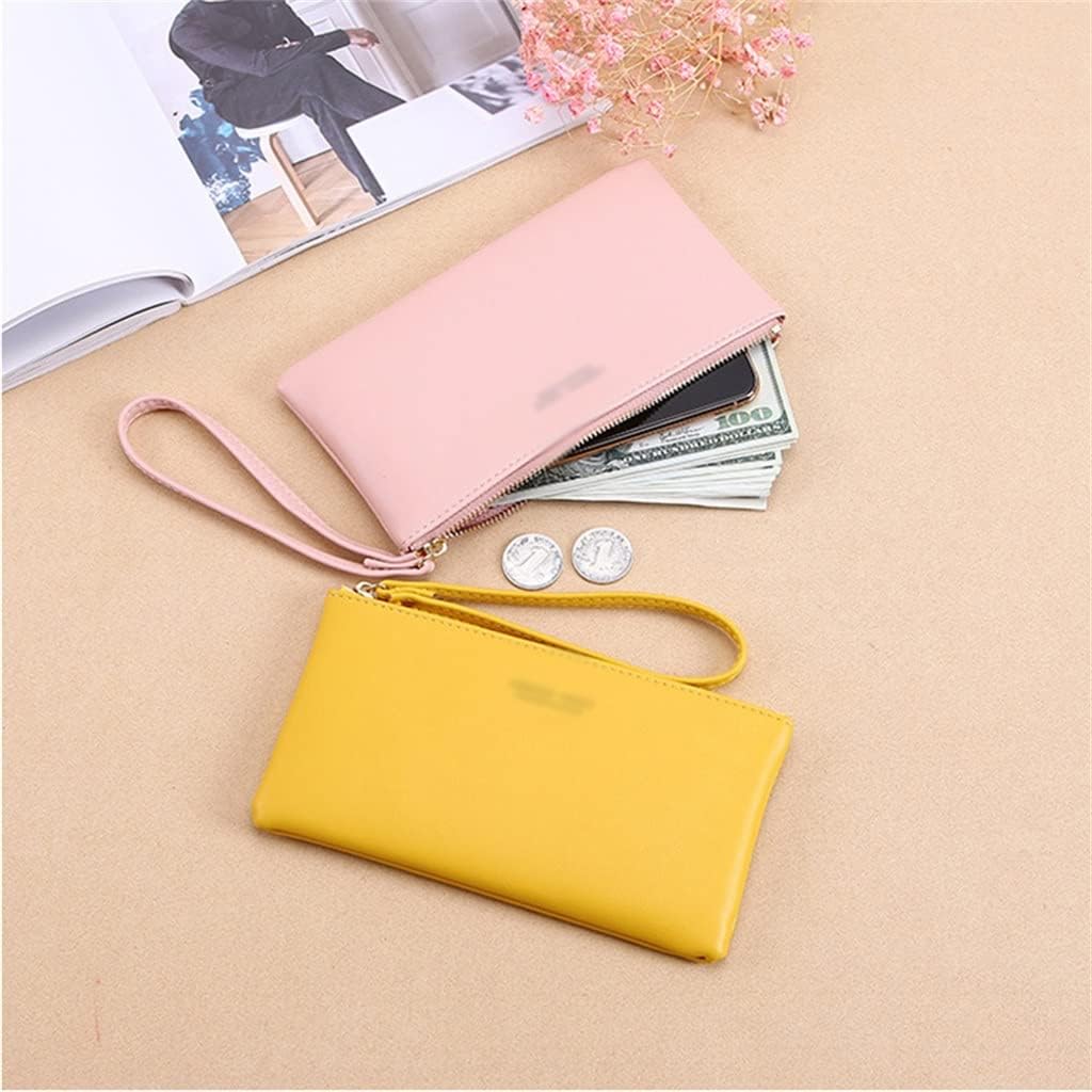 Zipper Ladies Long Wallet Coin Purse Wallet Fashion Clutch Bag Large Capacity Ladies Wallet (Color : A)