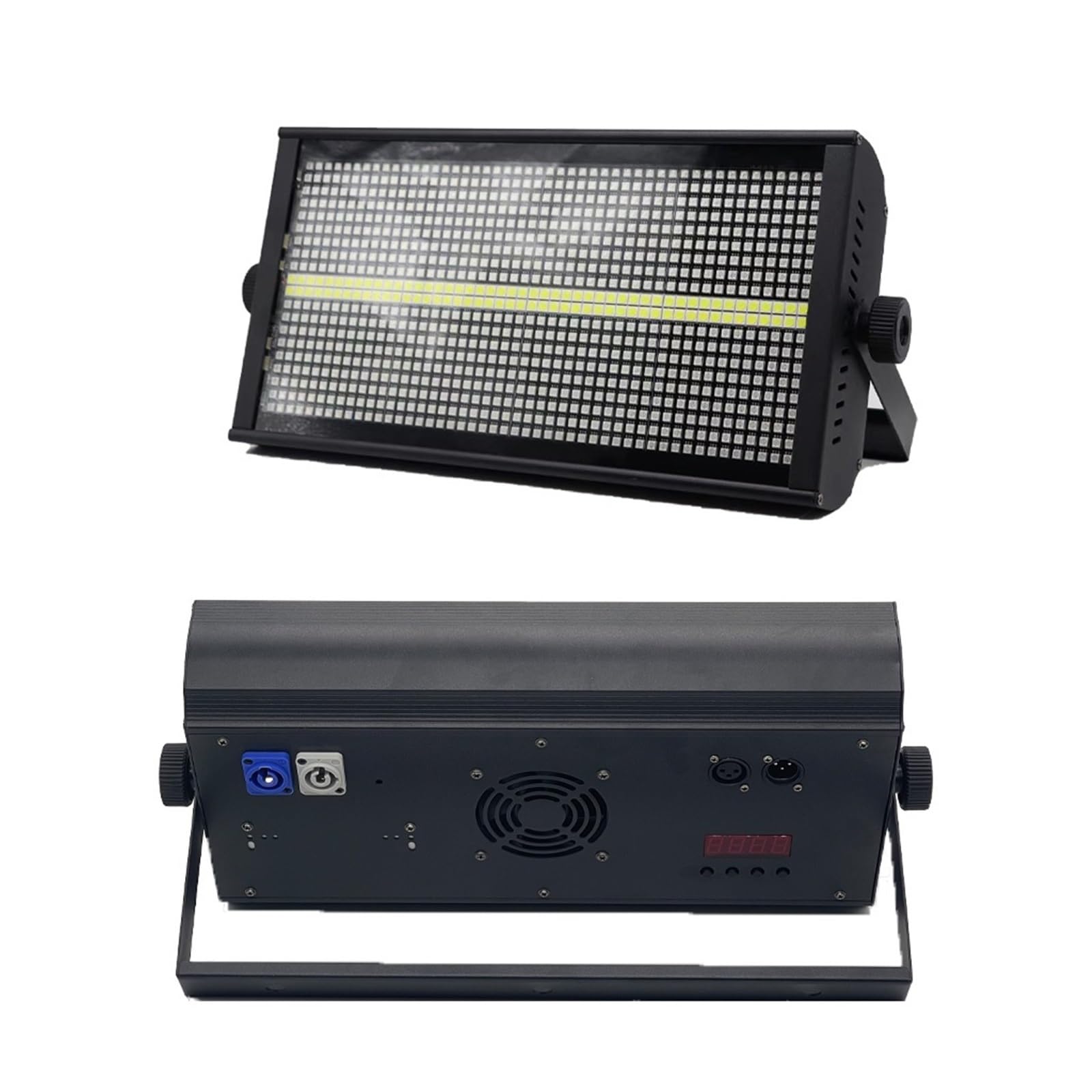 Bühnenbeleuchtung, 400 W RGB 3in1 LED-Blitzlicht, DMX-gesteuertes 8-Segment-Blitz-DJ-Disco-Licht, Hintergrund, dekorative Effektbeleuchtung für Hochzeits-DJ-Party(280W strobe)