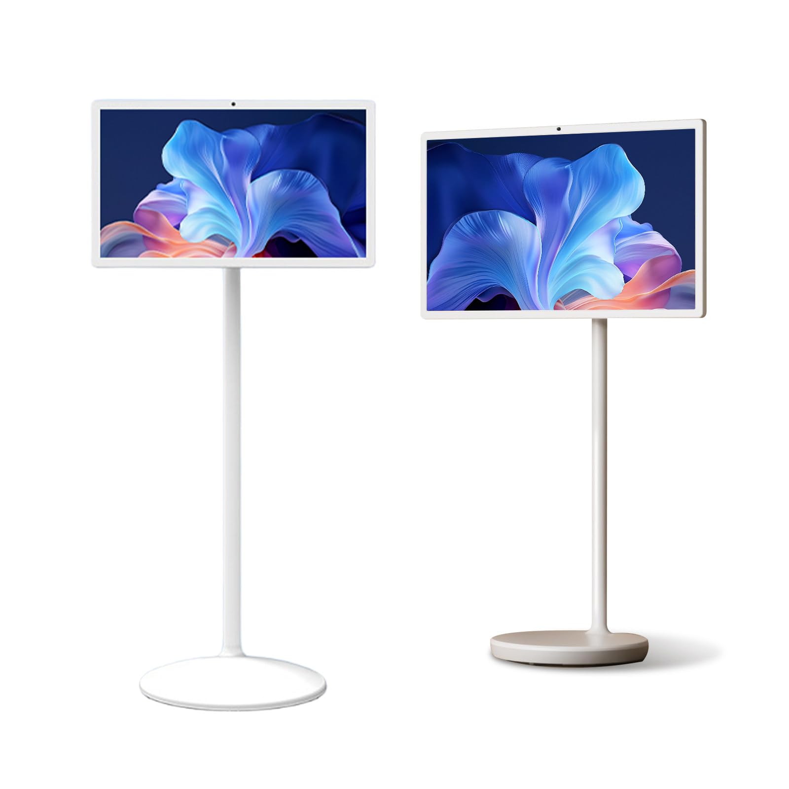 TV Portatile Intelligente di seconda Generazione con Android OS, Certificato EDLA, Touchscreen con Rotazione, Telecomando, Assistente vocale AI,8+128G 32inch