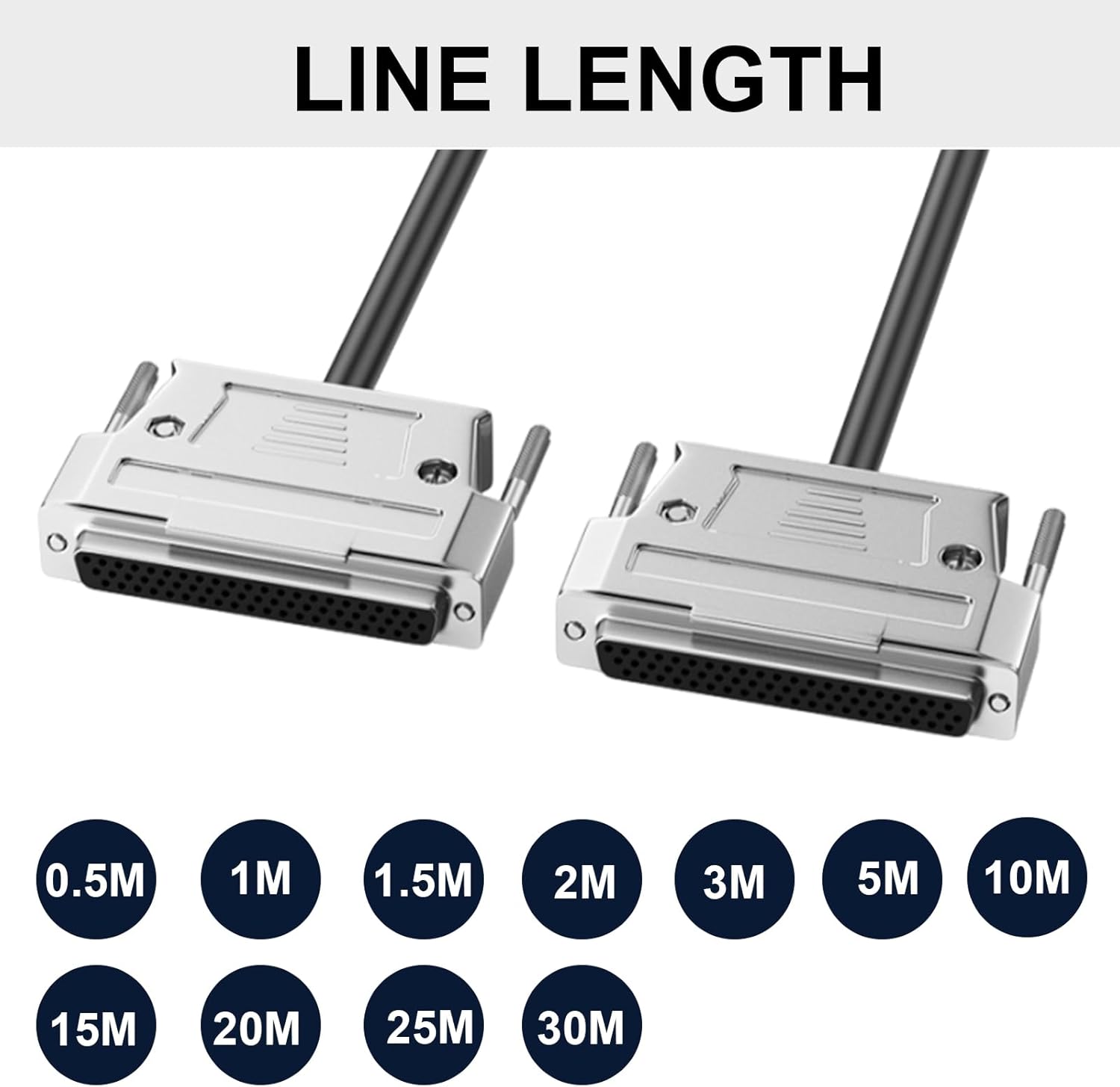 高速速度DB62男性からメスの接続ケーブルケーブル0.5〜30mプリンター彫刻マシンとスキャナー
