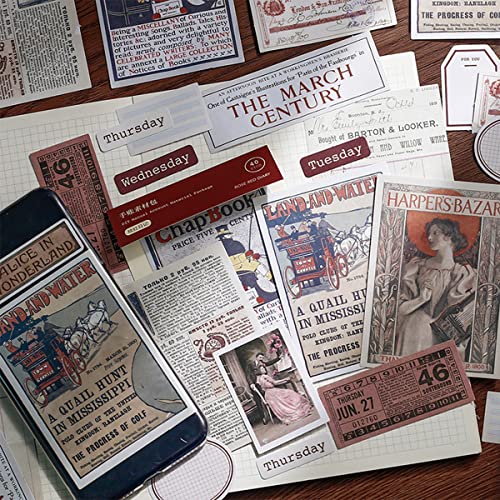 Vintage Scrapbooking Supplies Pack (160Pcs), Decorative Medieval Papers For Junk Journal Supplies, Diary Journal Embellishment Supplies Diy Crafts Notebook (No1) #TOP4