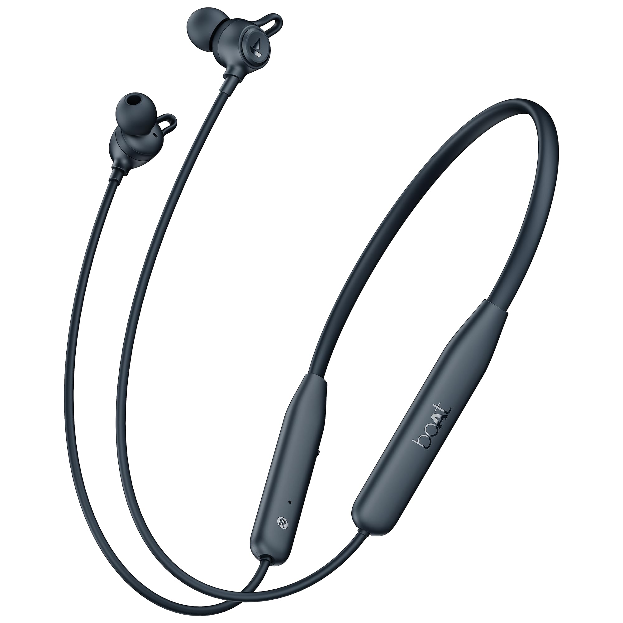Boat Rockerz 200, 40H Battery, Signature Sound, ENx Tech, Dual Pairing, 60 ms Low Latency, IPX5, ASAP Charge, Magnetic Buds, Bluetooth Neckband, Wireless with Mic Earphones (Blue)-picture-58