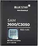 Blue Star Premium - Bater?a de Li-Ion litio 900 mAh de Capacidad Carga Rapida 2.0 Compatible con el samsung j600 / c3050 / m600 / j750 / s8300 / s7350 Blue Star Premium - Bater?a de Li-Ion litio 900 mAh de Capacidad Carga Rapida 2.0 Compatible con el samsung j600 / c3050 / m600 / j750 / s8300 / s7350