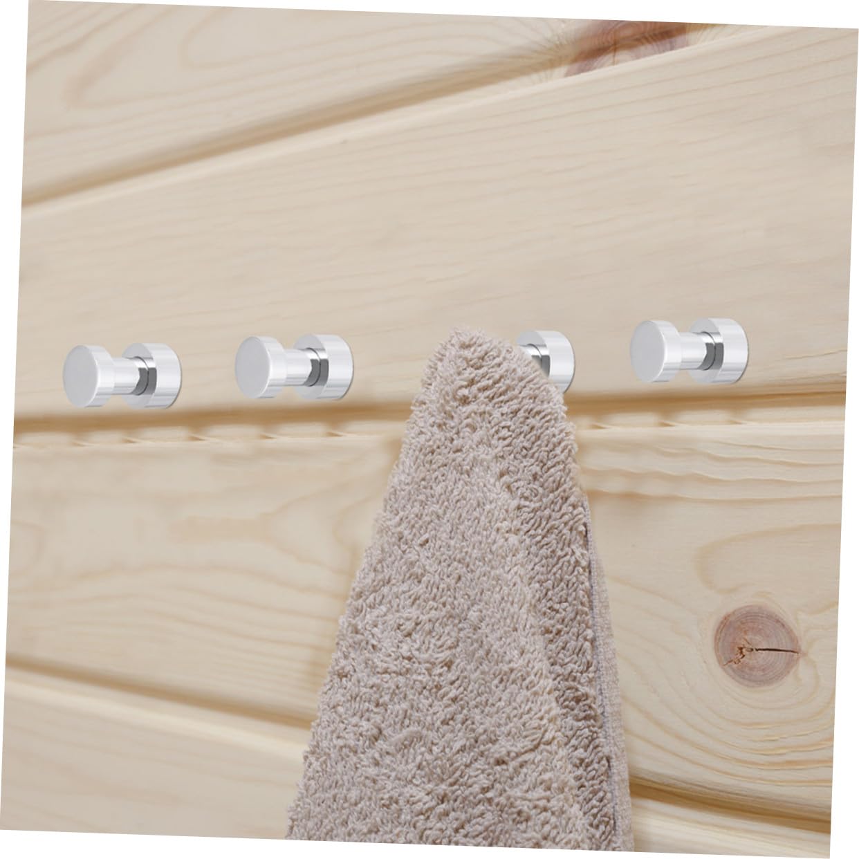 NOLITOY 4 Piezas Ganchos para Baño Impermeables Ganchos Metálicos para Toallas para Baño para Colgar el Hogar